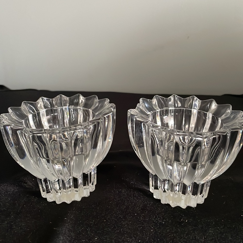 Pair of Mikasa candle holders - Picture 1 of 6